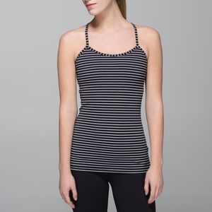 LULULEMON STRIPED POWER Y TANK